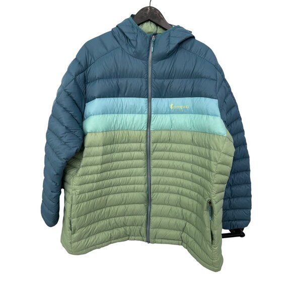Cotopaxi Fuego Hooded Insulated Jacket Size 3X B Spruce Aspen Outerwear Winter - Picture 2 of 7